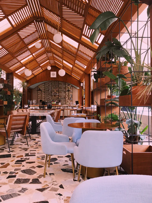 Reservation of restaurant and cafe